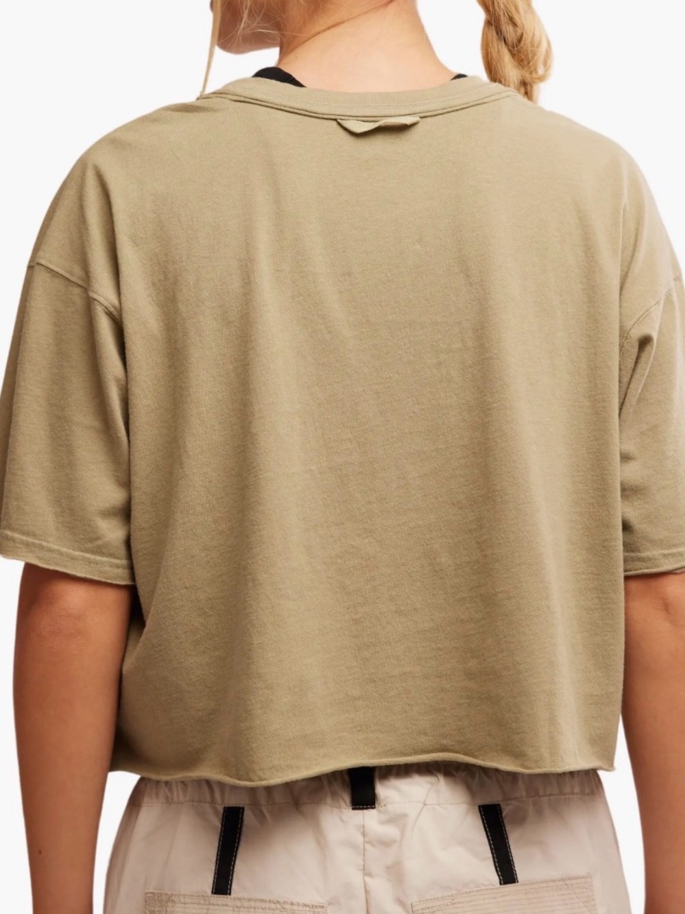 Free People Movement Inspire Buti Logo Tee in Sage Green Size XS Preloved - Picture 2 of 7